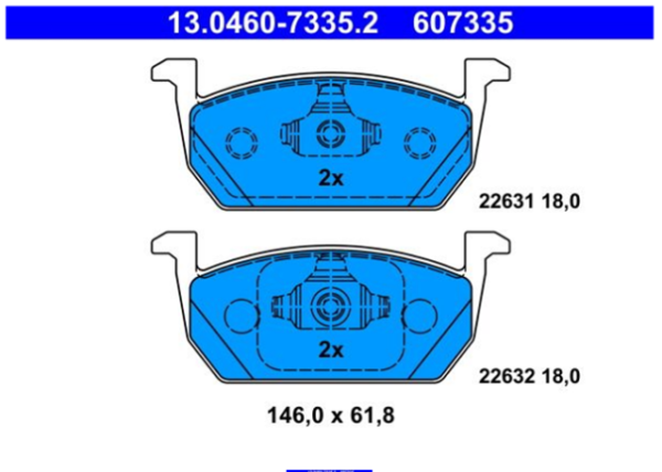past. freno ate (d) vw t cross