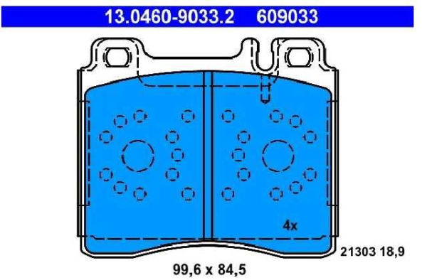 past. freno ate (d) w140 clase s serie 300 500