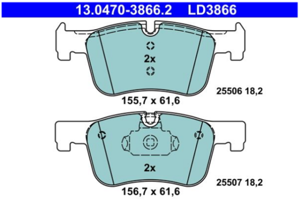 past. freno ate (d) bmw f20 f21 f30 f31 f34 f80 f87 f22 f23f32 f82 f33 f83 f36 (12 )