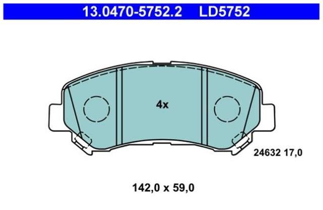 past. freno ate (d) nissan qashqai xtrail t31