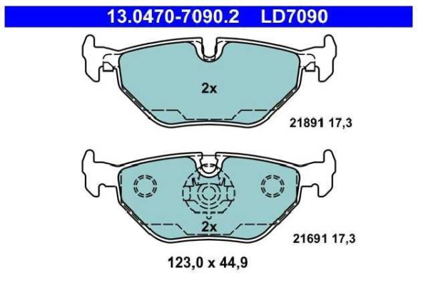 past. freno ate (p) e39(96 03) serie 5
