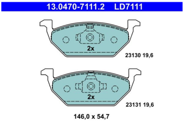 past. freno ate (d) audi a3 (96) skoda fabia octavia vw fox golf iv jetta new polo brasil virtus