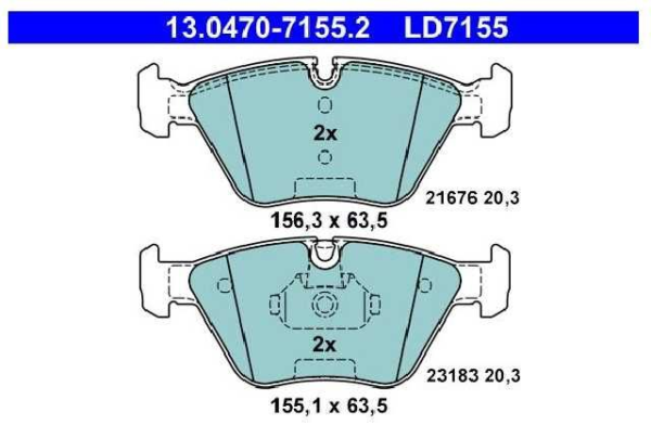 past. freno ate (d) e46(98 ) serie 3 x3(03 ) e83