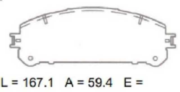 past. freno akebono (d) highlander(08 ) lexus rx 350 450 h siena (10 17)