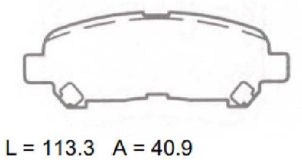 past. freno akebono (p) highlander (08 )