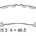 past. freno akebono (p) lexus rx 350 450 fortuner (18 )