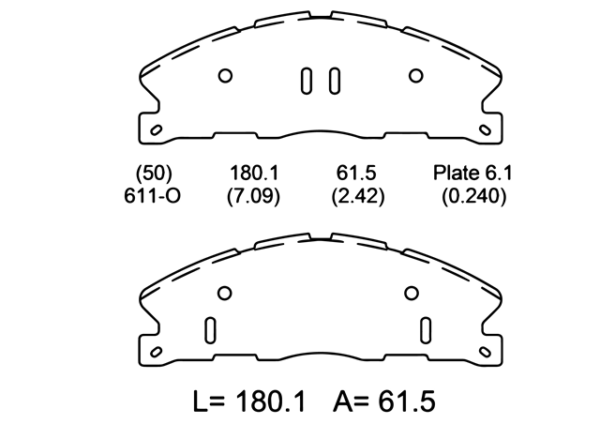 past. freno akebono (d) explorer 2014