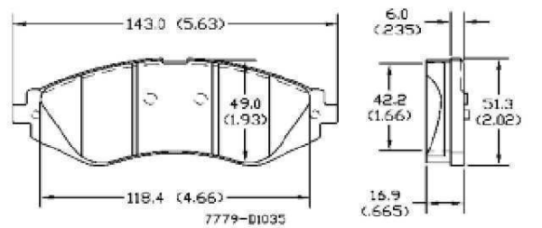 past. freno kamien d1035 aveo