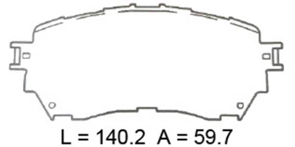 past. freno akebono (d) mazda 6 (14 17)