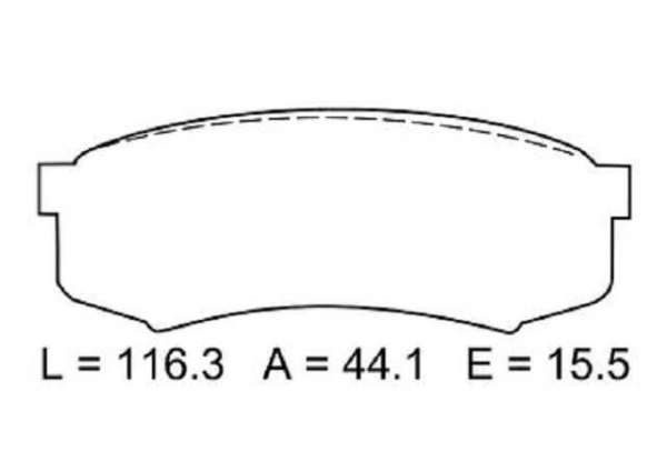 past. freno akebono (p) fj cruiser land cruiser prado 4runner(03 06) land cruiser prado fortuner