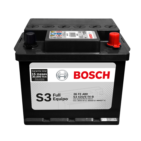 bateria bosch 36 fe s3( /+)