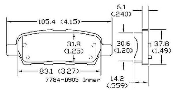 past. freno kamien d905 sz post