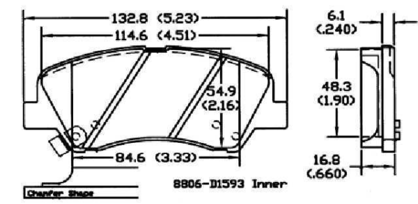 past. freno kamien d1593 accent