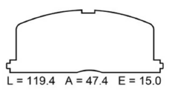 past. freno novex (d) corolla(84 98) paseo(92 98) tercel