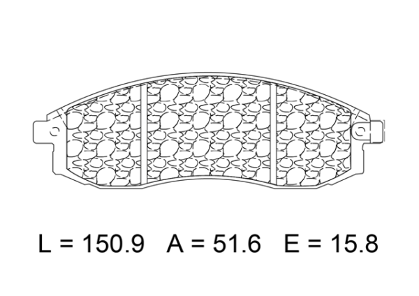 past. freno gamax (d) l200 (01 )