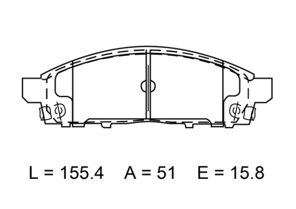 past. freno gamax (d) l200 sportero nativa fullback