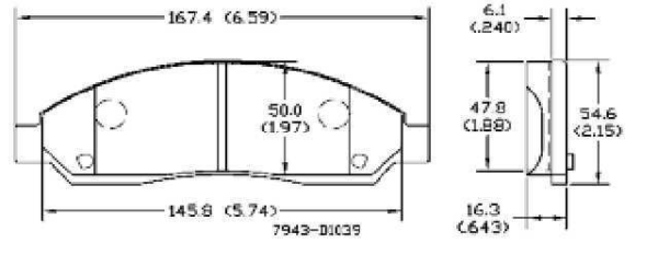 past. freno kamien d1039 dmax