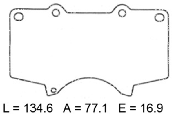 past. freno gamax (d) fj cruiser fortuner 4runner(04 11) hilux d976 diesel land cruiser prado (201