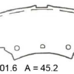 past. freno gamax (p) mazda 3 jap (14 16) d1729
