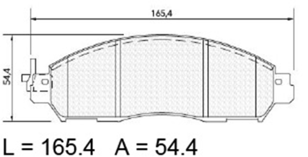 past. freno gamax (d) np 300 frontier (15 19) rich 6