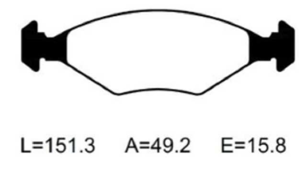 past. freno frasle (d) gol 1.6 quantum santana honda fit sad