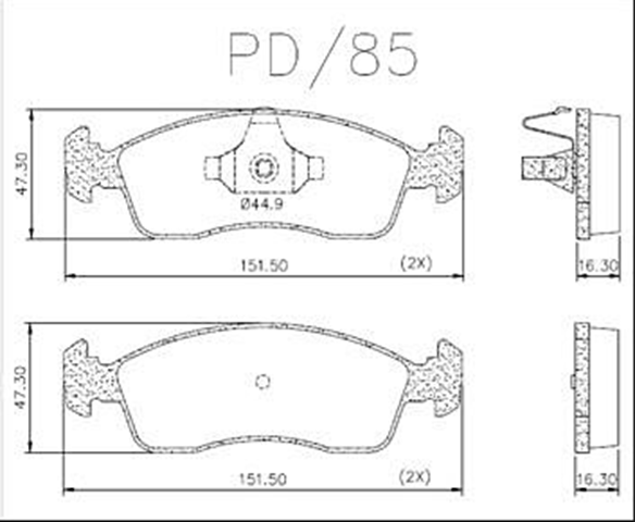 past. freno frasle (d) fiat uno way 1.4 joy