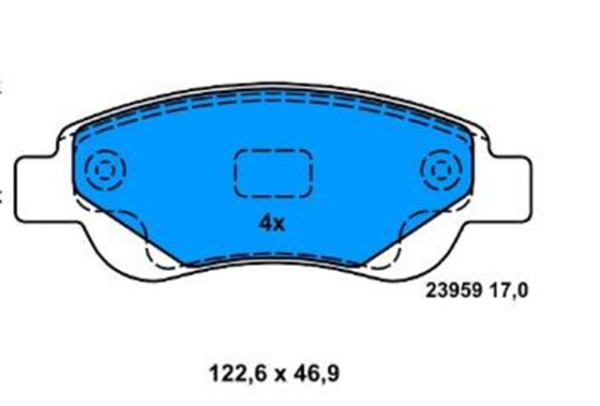 past. freno bramax geely corsa opel s6 byd reemplazo fiat 500 3826.2