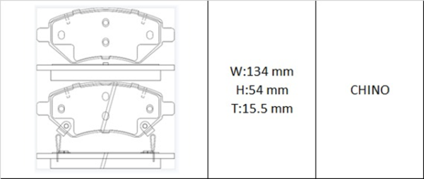 past. freno ls chery arrizo 3 134mm largo )