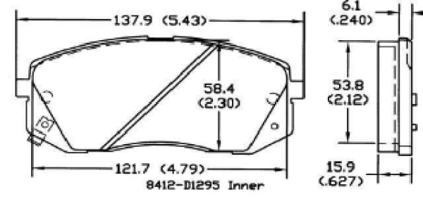 past. freno kamien d1295 tucson ix