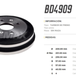 tambores f. fremax (4h)(200) aveo