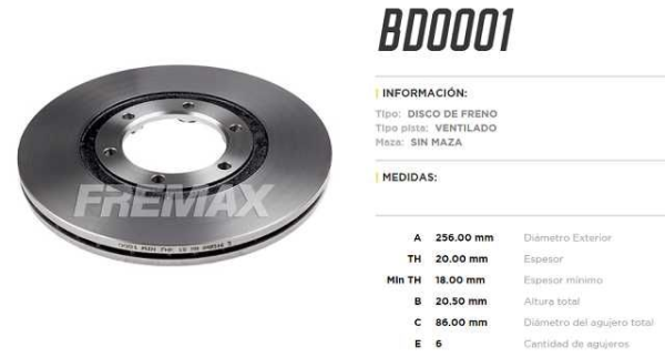 discf (d)(v)(6h)(256) besta b2000 b2200 b2600