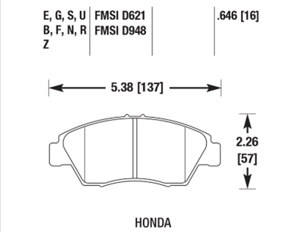 past. freno raybestos honda fit honda accord
