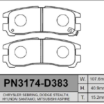 past. freno raybestos mitsubishi montero (p)