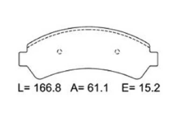 past. freno raybestos chev blazer, miniblazer