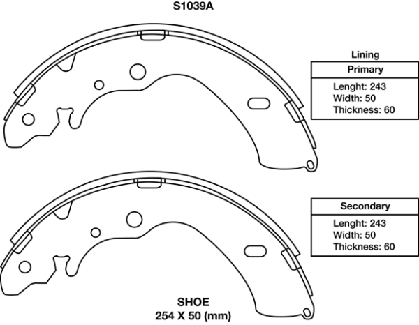 zapata freno xtender luv dmax 2.5 4x2 diesel (13 17) (1.3/4x295).