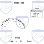 zapata freno xtender navara (98 04) frontier (98 02) np300 (08 14)