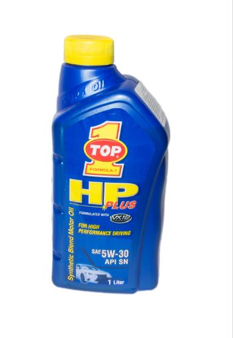 aceite top1 5w30 hp plus api sn (1litro)(12/1litro) (semisintetico/auto)