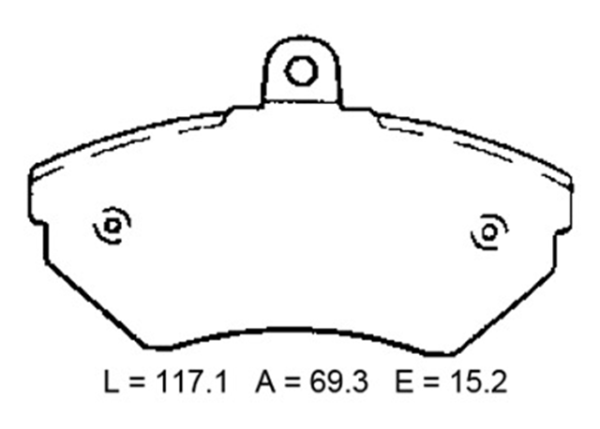 past. freno xtender chery prativan van (pd 329) diferencia extremos