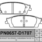 past. freno akebono silverado (p) 14 18 tahoe d1194