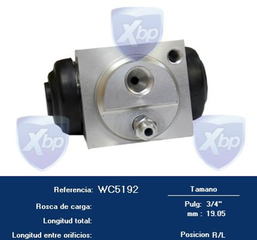 cilindro rueda xtender duster 1.6