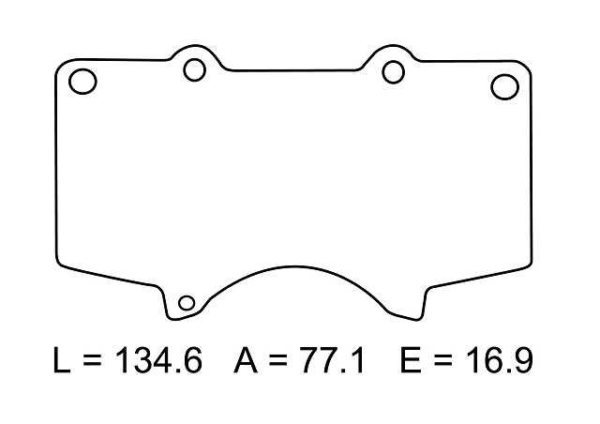 past. freno sangsin d976 7877 sd toyota fortuner 3.0 4.0 07 09 hilux 2.7 3.0 0915 fj cruiser 07 land cruiser jac t8