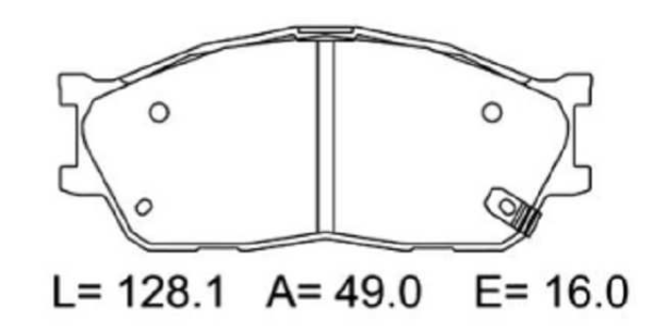 past. freno sangsin d1515 8724 sd kia rio stylus 1.3 1.5 02 12 del