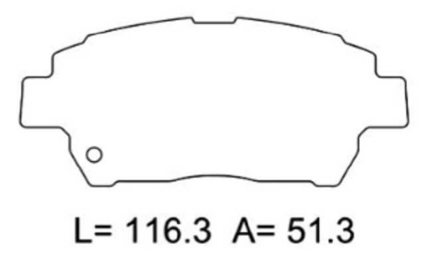 past. freno sangsin d822 7695 toyota corolla 1.6 1.8 00 08 great wall haval m4 1.5 12 18