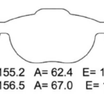 past. freno sangsin d1044 7947 sd mazda 3 1.6 2.0 04 06 5 2.0 06 14 volvo escape ecosport