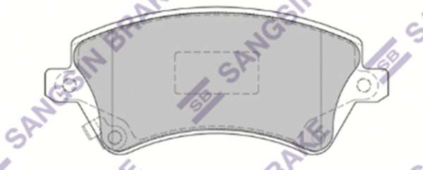 past. freno sangsin d1215 8335 sd toyota corolla 1.6 1.8 02 11 chery tiggo 10238 gx