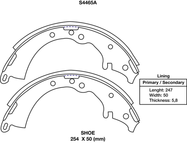 zapatas freno hilux 2.7 vvti 4x2