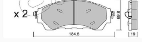 past. freno bramax ford ranger del