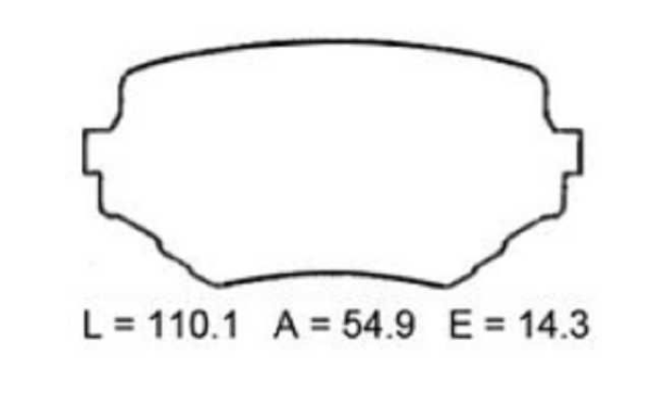 past freno sangsin d680 chevrolet grand vitara 5p 2.0 99 13 grand vitara xl7 2.7 07 09