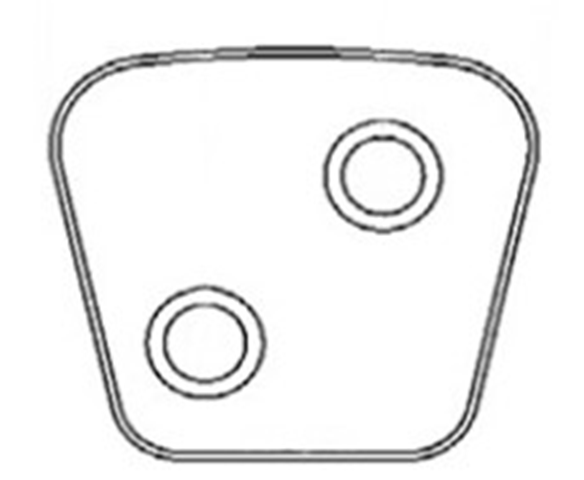 pastilla embrague 63.5x57x3.6 mm (e o)(g 2)