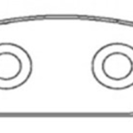 pastilla embrague 67x36.8x3.56 mm (g 5)